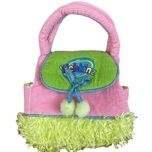 Ganz Webkinz Child Purse Shoulder Hand Bag 2000s Collectible Green Pom pom